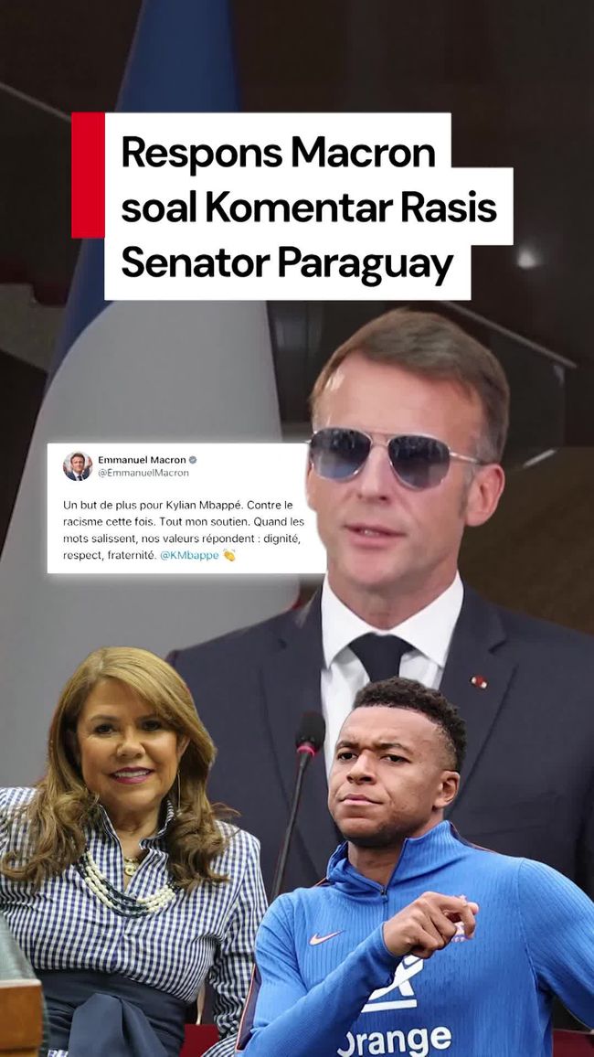 Presiden Prancis Bela Mbappe Terkait Pernyataan Rasis dari Senator Paraguay