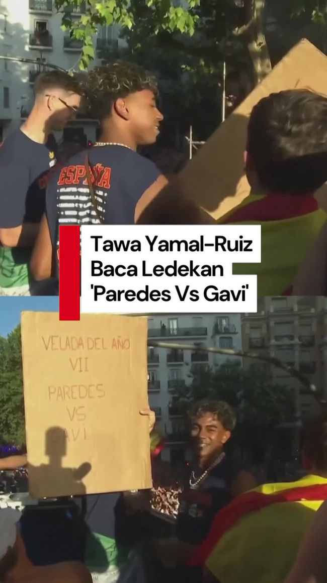 Reaksi Yamal-Ruiz Saat Merayakan Kemenangan dengan 'Paredes Vs Gavi'