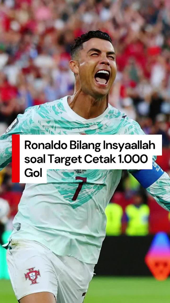 Ronaldo Ungkap Ambisi Mencetak 1.000 Gol: Sebuah Kisah Inspiratif, Insya Allah