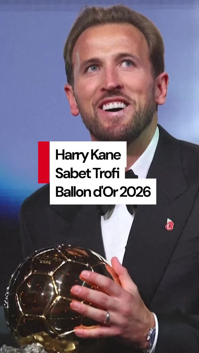 Harry Kane Memenangkan Trofi Ballon d'Or 2026